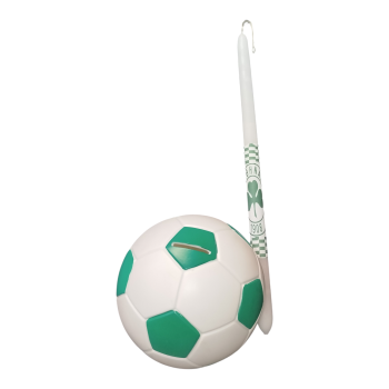 Σετ Λαμπάδα Παναθηναϊκός 40εκ. με Κουμπαρά