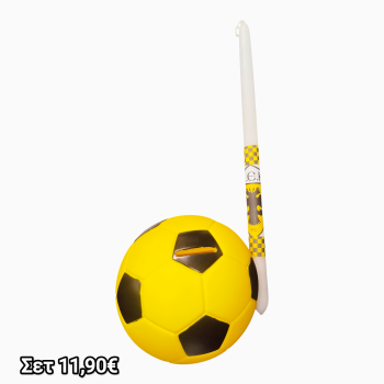 Λαμπάδα ΑΕΚ 40εκ. με Κουμπαρά