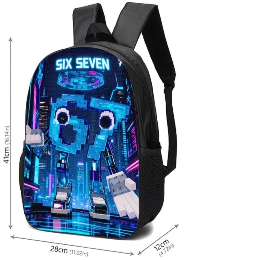 Σχολική Τσάντα Six Seven – Άνεση, Αντοχή & Στυλ για Κάθε Μαθητή - Image 2
