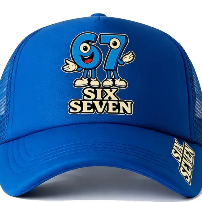 Μπλε Καπέλο με Λογότυπο Six Seven – Μοντέρνο Στυλ & Άνεση