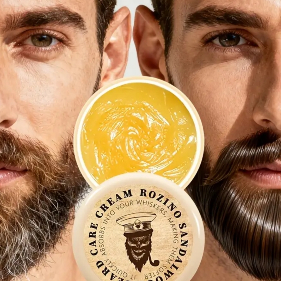 Κρέμα Περιποίησης Γενειάδας Rozino Sandalwood Beard Care Cream - Image 2