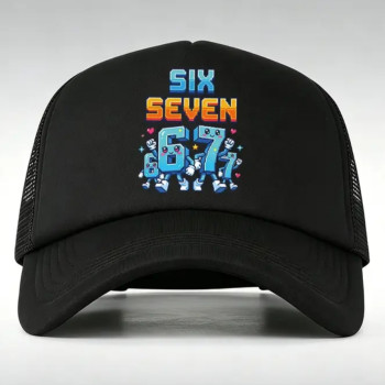 Μαύρο Καπέλο Six Seven