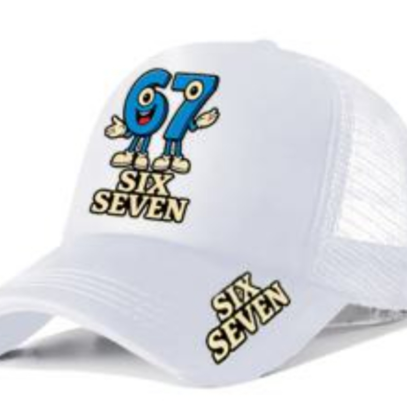 Λευκό Καπέλο SIX SEVEN - Image 2
