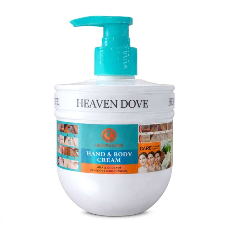 Heaven Dove Κρέμα Χεριών & Σώματος με Γάλα & Καρύδα 320ml