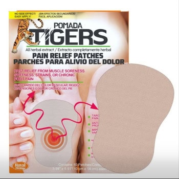 Επιθέματα Ανακούφισης Πόνου Tigers (10τμχ)
