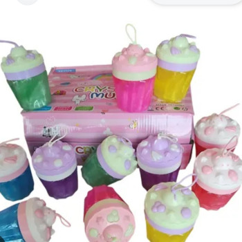 Χλαπάτσες σε Σχήμα Cupcake με Άρωμα – Διάφορα Χρώματα (1τμχ)