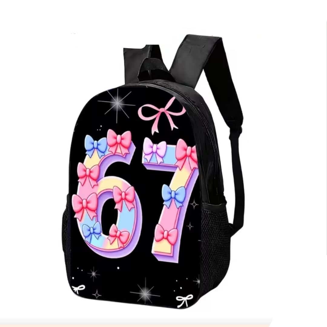 Σχολική Τσάντα Πλάτης Backpack - Sweet Bows 67 - Image 3