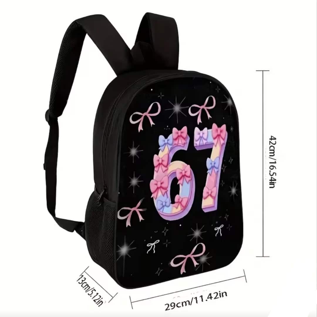 Σχολική Τσάντα Πλάτης Backpack - Sweet Bows 67 - Image 2