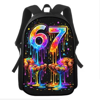Σχολική Τσάντα Πλάτης Backpack - Colorful Drip Art 67