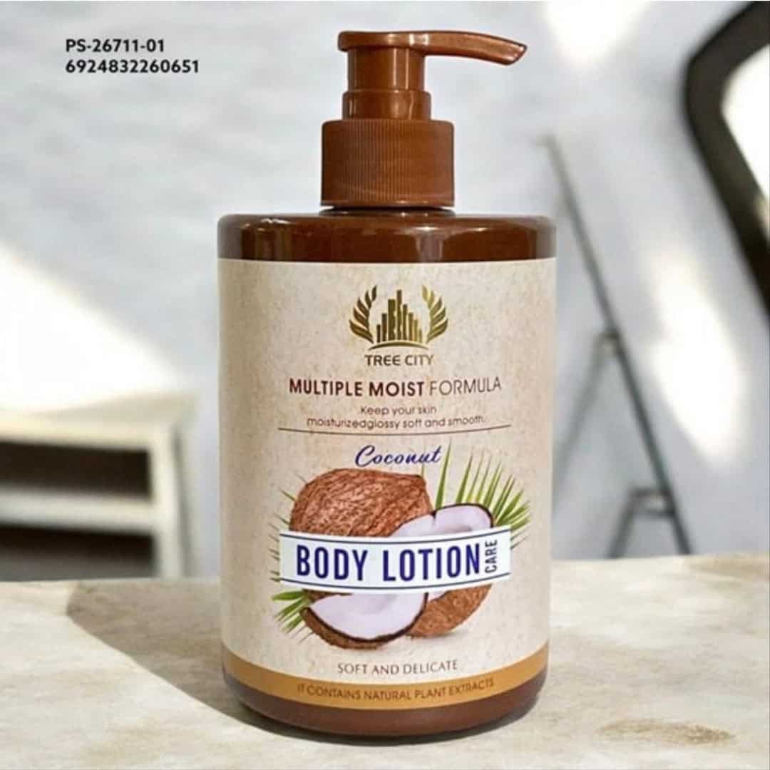 Tree City Coconut Multiple Moist Formula Body Lotion – Ενυδατική Λοσιόν Σώματος με Ινδοκάρυδο
