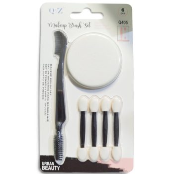 Q&Z Urban Beauty Makeup Brush Set 6 τμχ (Q405) – Σετ Αξεσουάρ & Πινέλων Μακιγιάζ