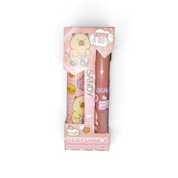 SandyBeauty Cute 2-in-1 Perfume & Peptide Lip Tint – Άρωμα & Lip Tint Χειλιών (Nude)