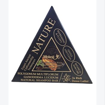 Wokali Natural Shampoo Bar – Στερεό Σαμπουάν Κατά της Τριχόπτωσης & Ενδυνάμωσης με Polygonum Multiflorum & Ganoderma Lucidum (120g)