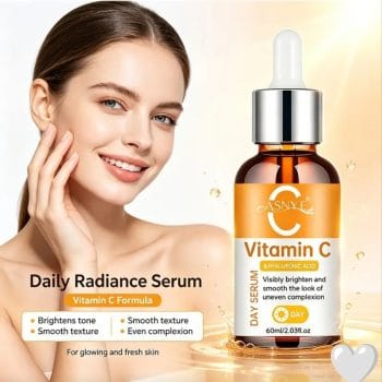 ASNYE Vitamin C Daily Radiance Serum – Ορός Ημέρας για Λάμψη & Ομοιόμορφο Τόνο Επιδερμίδας (60ml)