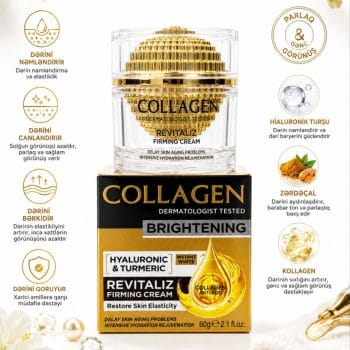 Αντιγηραντική & Συσφικτική Κρέμα Προσώπου Collagen Revitaliz Firming & Brightening Cream με Υαλουρονικό Οξύ & Κουρκουμά 60g