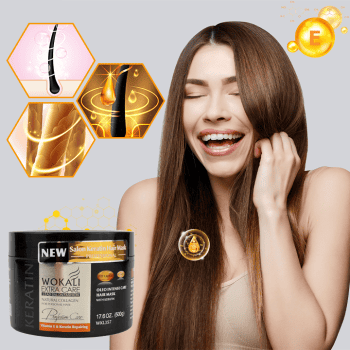 Wokali Extra Care Hair Mask με Κερατίνη & Βιταμίνη Ε