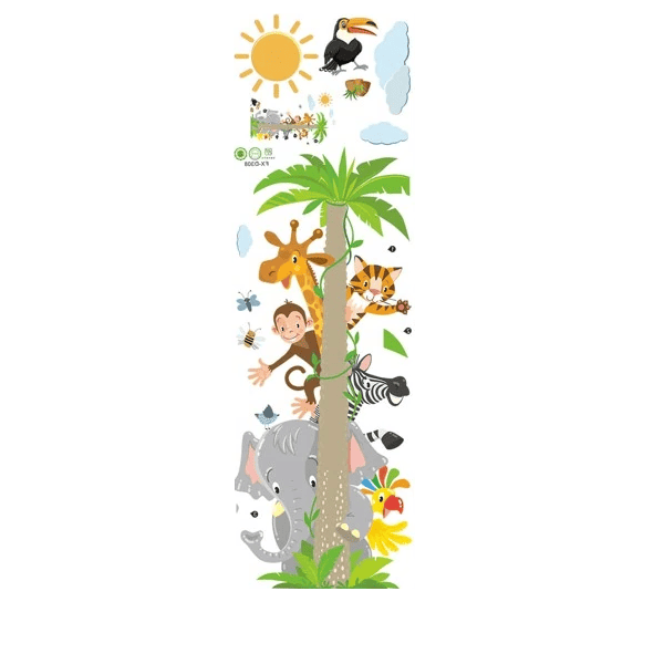 Αυτοκόλλητο Τοίχου Cartoon Animal Print 30x90 - 1 τμχ
