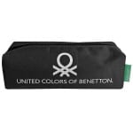 Κασετίνα Μαύρη UNITED COLORS OF BENETTON 20x6cm