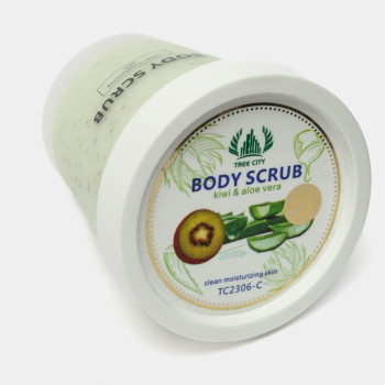 Αναζωογονητικό Body Scrub TREE CITY με Kiwi & Aloe Vera – Φυσική Απολέπιση & Ενυδάτωση (200g)