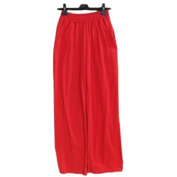 Κόκκινο Παντελόνι με Τσέπες