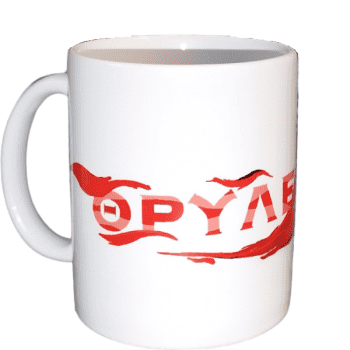 Λευκή Κούπα με Τύπωμα Ολυμπιακός “Θρύλε Ολέ” 330ml