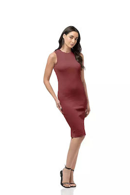 Bodymove Φόρεμα Μπορντό 1344