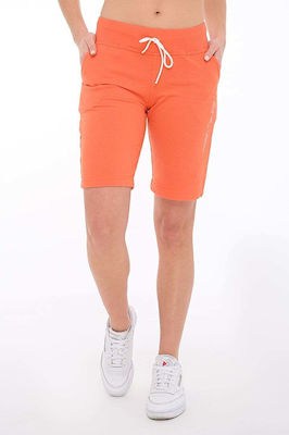Bodymove Γυναικεία Αθλητική Βερμούδα Πορτοκαλί 884B-1