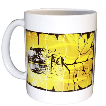 Λευκή Κούπα με Τύπωμα ΑΕΚ Γκράφιτι 330ml