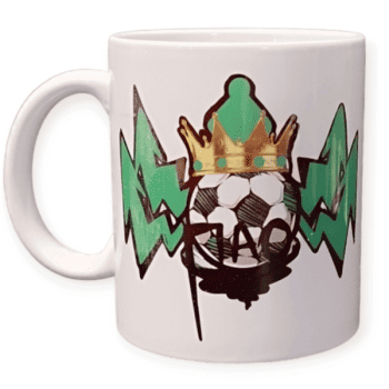 Λευκή Κούπα με Τύπωμα Παναθηναϊκός "ΠΑΟ" 330ml