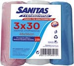 Sanitas Σακούλες Απορριμάτων Χωρητικότητας 25lt 56x46cm 49055 3x30τμχ Πολύχρωμες
