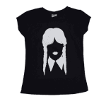 Παιδική Μαύρη Μπλούζα με Στάμπα Wednesday – BodyMove