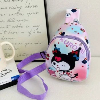 Παστέλ Παιδική Τσάντα Ώμου Kuromi με Σχέδια