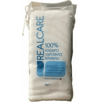 100% Υδρόφιλο Βαμβάκι 70gr - Real Care