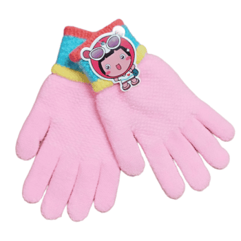 Ροζ Παιδικά Γάντια 3-5 Έτων