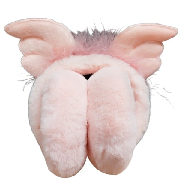 Ροζ Στέκα Earmuffs με Φτερά