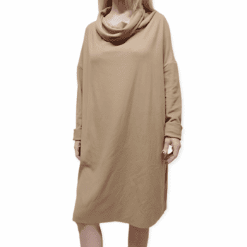 Σουέτ Φόρεμα με Φαρδύ Ζιβάγκο