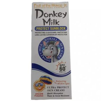 Fruit of the Wokali Donkey Milk Αντηλιακή Κρέμα Προσώπου & Σώματος SPF 60+ (PA+++)