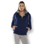 Ζακέτα UNISEX Τρίκλωνη με Γούνινη Επένδυση - BodyMove #911w